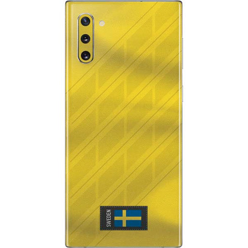 Sweden Soccer Flag Galaxy Note 10 Skin