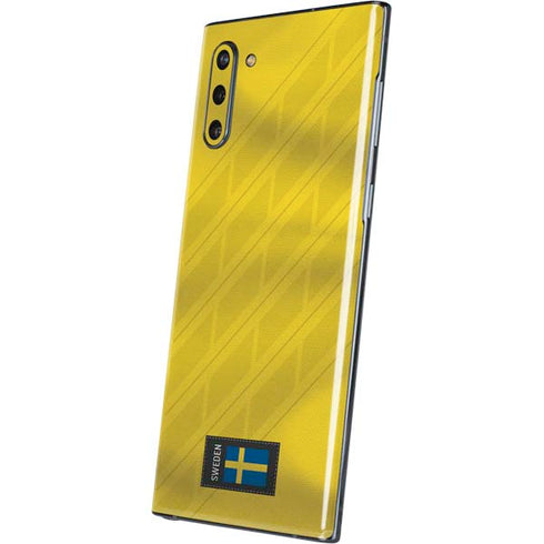 Sweden Soccer Flag Galaxy Note 10 Skin