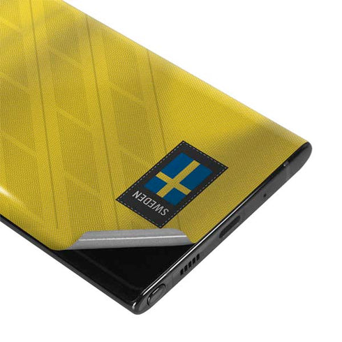 Sweden Soccer Flag Galaxy Note 10 Skin