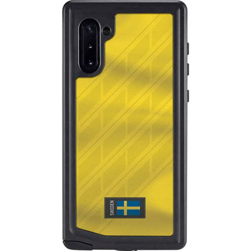Sweden Soccer Flag Galaxy Note 10 Waterproof Case