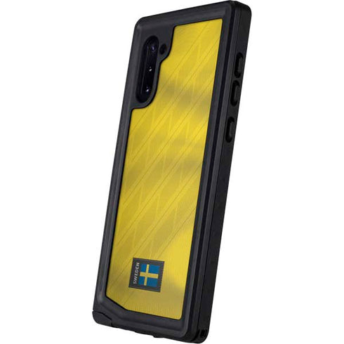 Sweden Soccer Flag Galaxy Note 10 Waterproof Case