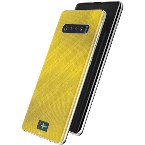 Sweden Soccer Flag Galaxy S10 Plus Skin