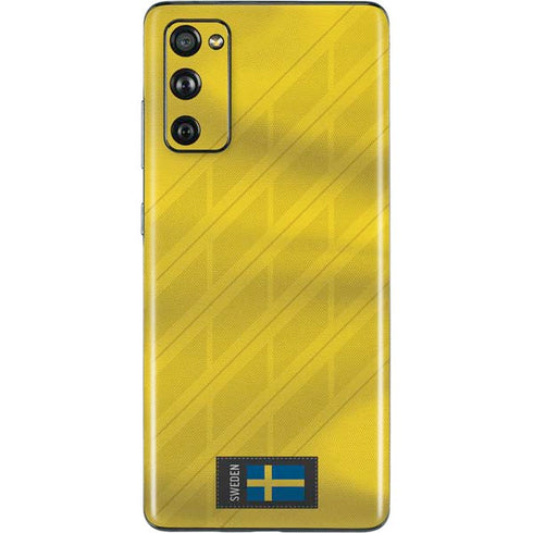 Sweden Soccer Flag Galaxy S20 Fan Edition Skin