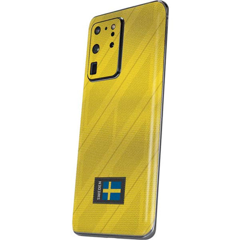 Sweden Soccer Flag Galaxy S20 Ultra 5G Skin