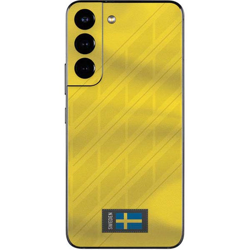 Sweden Soccer Flag Galaxy S22 Skin
