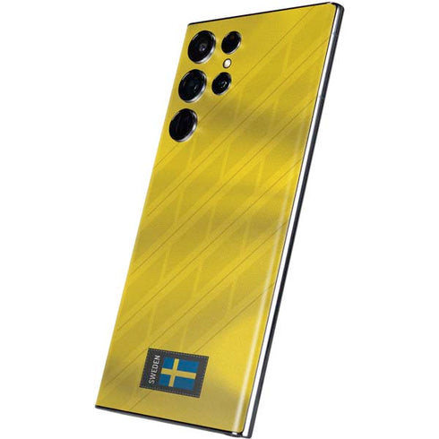 Sweden Soccer Flag Galaxy S22 Ultra Skin