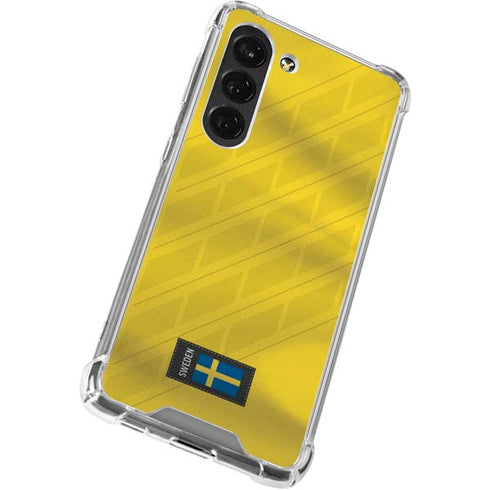 Sweden Soccer Flag Galaxy S23 Clear Case
