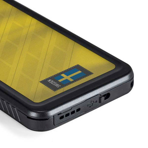 Sweden Soccer Flag Galaxy S23 Waterproof Case