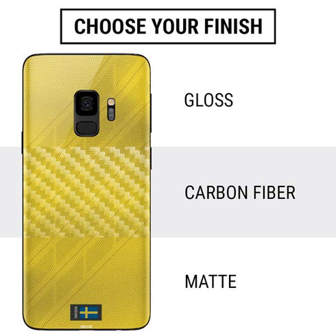 Sweden Soccer Flag Galaxy S9 Skin