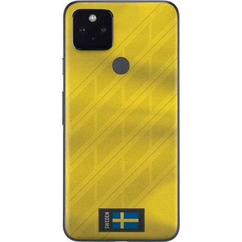 Sweden Soccer Flag Google Pixel 5a Skin