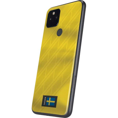 Sweden Soccer Flag Google Pixel 5a Skin