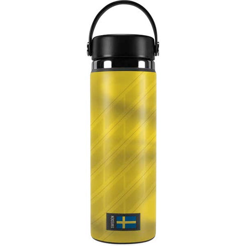 Sweden Soccer Flag Hydro Flask 20oz Wide Mouth Skin