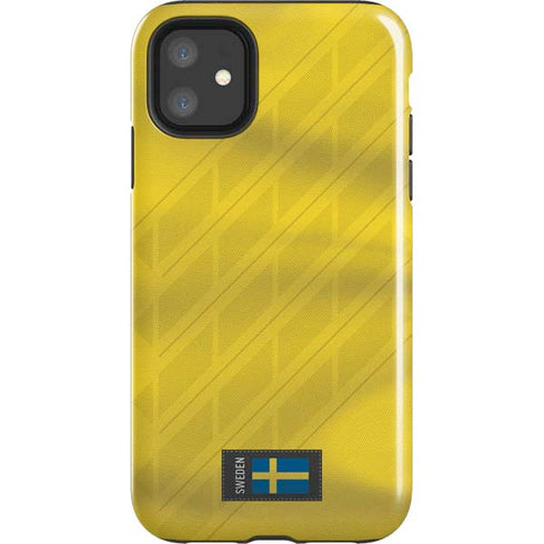 Sweden Soccer Flag iPhone 11 Impact Case