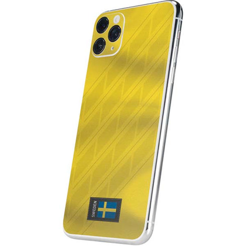 Sweden Soccer Flag iPhone 11 Pro Max Skin