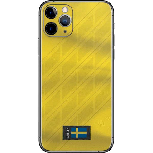 Sweden Soccer Flag iPhone 11 Pro Skin