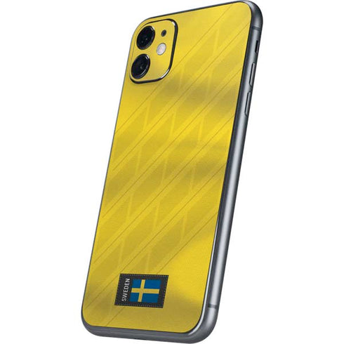 Sweden Soccer Flag iPhone 11 Skin