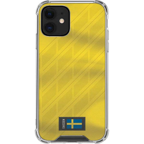 Sweden Soccer Flag iPhone 12 Mini Clear Case
