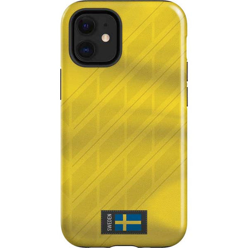 Sweden Soccer Flag iPhone 12 Mini Impact Case