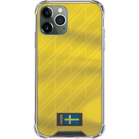Sweden Soccer Flag iPhone 12 Pro Max Clear Case