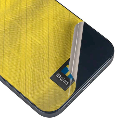 Sweden Soccer Flag iPhone 15 Plus Skin