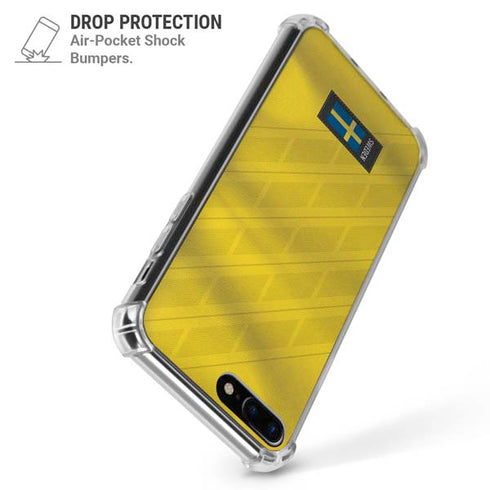 Sweden Soccer Flag iPhone 7/8 Plus Clear Case