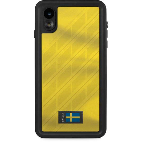 Sweden Soccer Flag iPhone XR Waterproof Case
