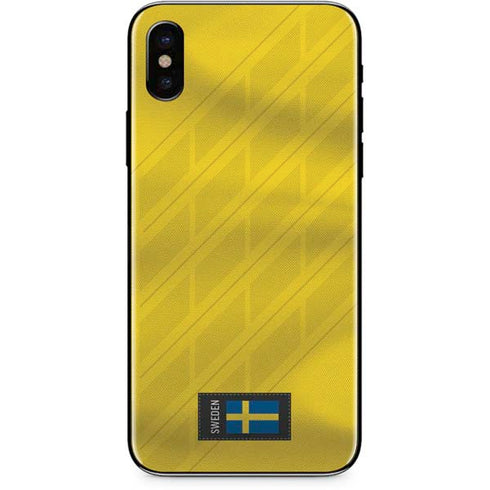 Sweden Soccer Flag iPhone XS Max Skin