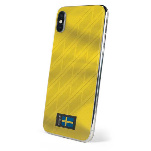Sweden Soccer Flag iPhone XS Max Skin