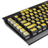 Sweden Soccer Flag K95 RGB PLATINUM Mechanical Gaming Keyboard Skin