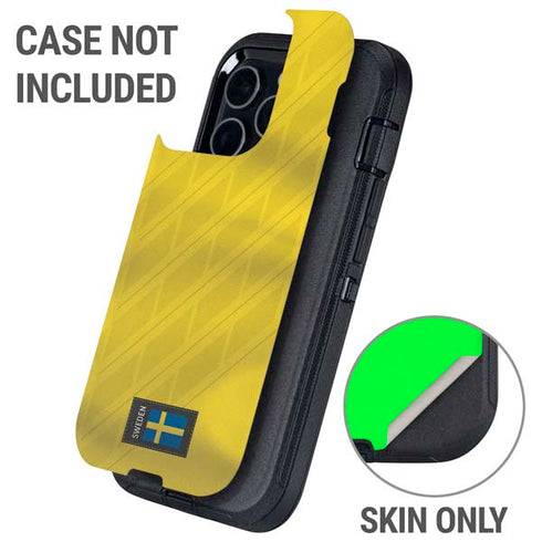 Sweden Soccer Flag Otterbox Defender iPhone Skin