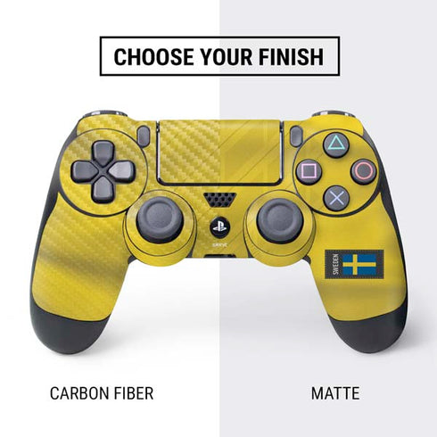 Sweden Soccer Flag PS4 Controller Skin