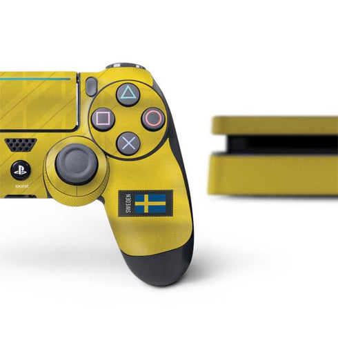 Sweden Soccer Flag PS4 Slim Bundle Skin
