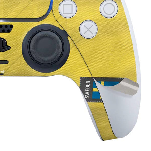 Sweden Soccer Flag PS5 Controller Skin