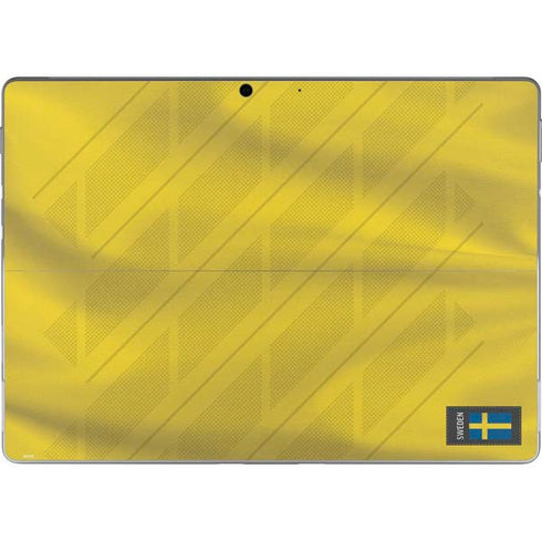 Sweden Soccer Flag Surface Pro 9 Skin
