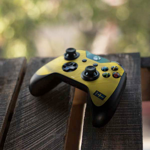 Sweden Soccer Flag Xbox One Controller Skin