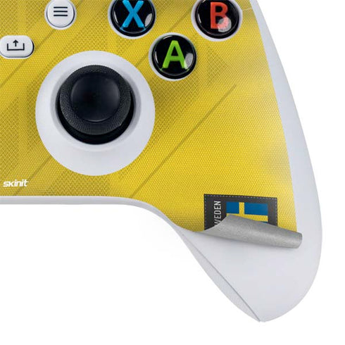 Sweden Soccer Flag Xbox Series S Controller Skin