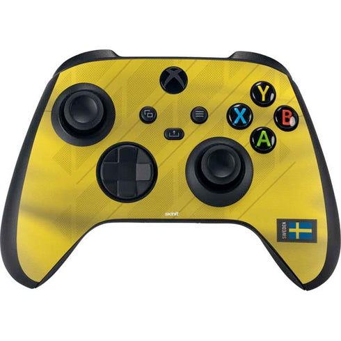 Sweden Soccer Flag Xbox Series X Controller Skin