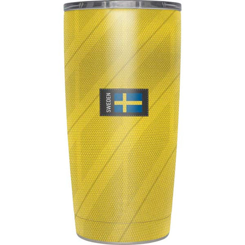 Sweden Soccer Flag Yeti 20oz Tumbler Skin
