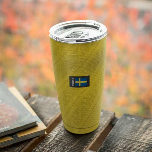 Sweden Soccer Flag Yeti 20oz Tumbler Skin