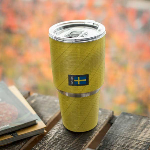 Sweden Soccer Flag Yeti 30oz Rambler Tumbler Skin