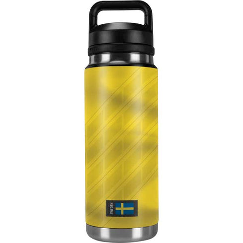 Sweden Soccer Flag YETI Rambler 26oz Bottle Skin