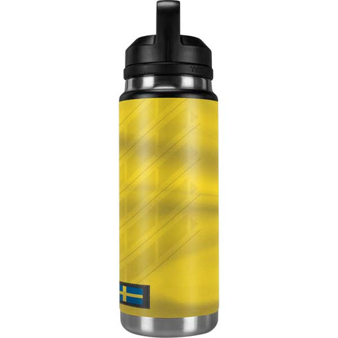 Sweden Soccer Flag YETI Rambler 26oz Bottle Skin