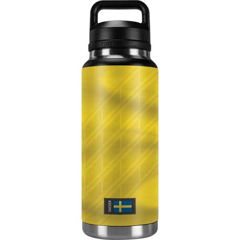 Sweden Soccer Flag YETI Rambler 36oz Bottle Skin