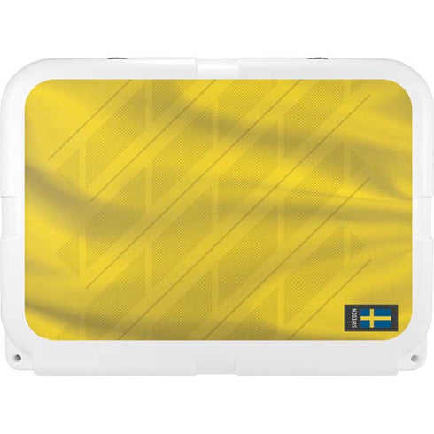 Sweden Soccer Flag YETI Tundra 35 Hard Cooler Skin