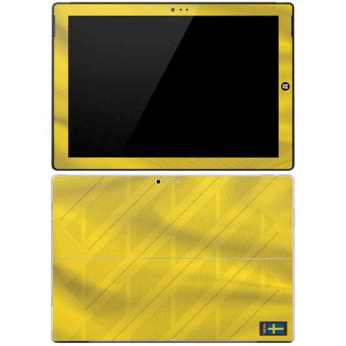 Sweden Soccer Flag Surface Pro 3 Skin