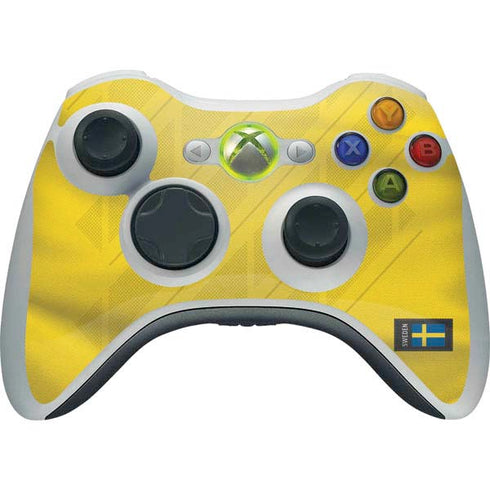 Sweden Soccer Flag Xbox 360 Wireless Controller Skin
