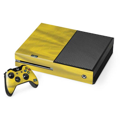 Sweden Soccer Flag Xbox One Console and Controller Bundle Skin
