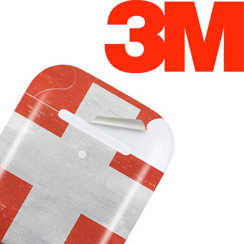 Switzerland Flag Distressed Apple AirPods Skin