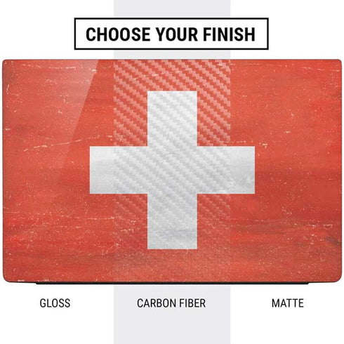 Switzerland Flag Distressed Dell Vostro Skin