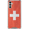 Switzerland Flag Distressed Galaxy A13 5G Clear Case